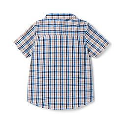 Babyhug Cotton Woven Half Sleeves Checks Shirt & Shorts Set - Multicolor