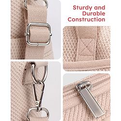 Babyhug EliteCare Premium 2 in 1 Diaper Bag with Diaper Changing Mat - Beige| Insulated Bottle Pocket| Spacious Storage Compartments| Quick-Access Front & Side Pockets| Convertible Handbag & Sling Bag