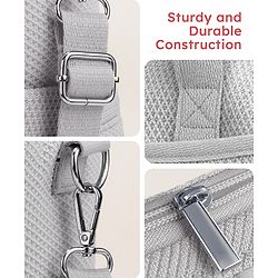 Babyhug EliteCare Premium 2 in 1 Diaper Bag with Diaper Changing Mat - Beige| Insulated Bottle Pocket| Spacious Storage Compartments| Quick-Access Front & Side Pockets| Convertible Handbag & Sling Bag