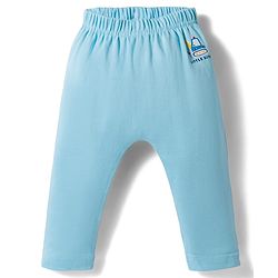 Babyhug Interlock Cotton Knit Full Length Vehicles Printed Diaper Leggings Pack Of 3 - Multicolor