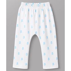 Babyhug Interlock Knit Full Length Diaper Leggings with Floral Print Pack of 3 - Multicolor