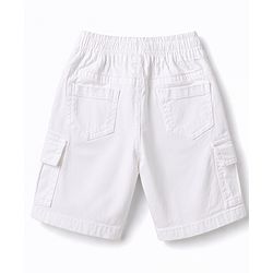 Babyhug Cotton Woven Half Sleeves Checked Shirt & Cargo Shorts Set - Multicolor