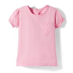 Babyhug Cotton Knit Half Sleeves T-Shirts with Heart Patch Pack of 3 - Multicolor