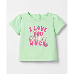Babyhug Cotton Knit T-Shirts Half Sleeves with Graphics Multi Color 6-9 Months Pack of 3