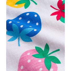 Babyhug Single Jersey Knit Half Sleeves Tropical Theme Printed Top & Shorts Set - Multicolour