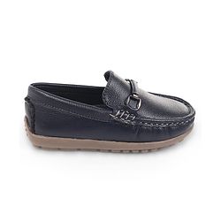 Cute Walk by Babyhug Slip On Solid Loafers - Navy Blue