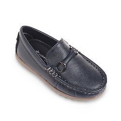 Cute Walk by Babyhug Slip On Solid Loafers - Navy Blue