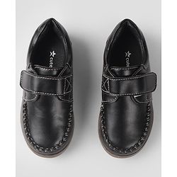 Cute Walk By Babyhug Velcro Closure Formal & Party Wear Shoes - Black