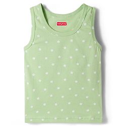 Babyhug 100% Cotton Knit Sleeveless Sando Vests with Animal Print Pack of 3 - Multicolor