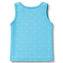 Babyhug 100% Cotton Knit Sleeveless Striped & Nautical Theme Printed Sando Vests Pack Of 3 - Multicolor