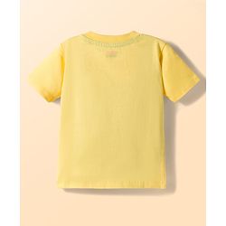 Babyhug Cotton Knit Half Sleeves Striped T-Shirts with Beach Theme Print Pack of 3 - Multicolor