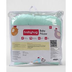 Babyhug U Shape Pillow Penguin Print - Green