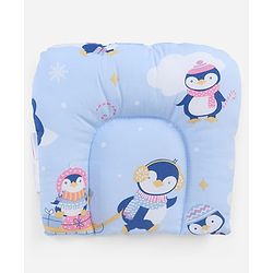 Babyhug U Shape Pillow Penguin Print - Green