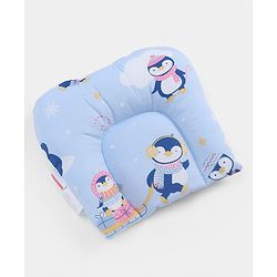 Babyhug U Shape Pillow Penguin Print - Green