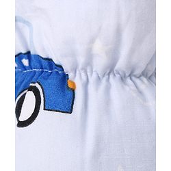 Babyhug Bottle Cover Large Penguin Print - Green| 0-24 Months| Fits Upto 280 ml Bottle| Soft Cotton Sleeve| Elastic Neck & Carry Loop| Machine Washable| for All Standard Bottles