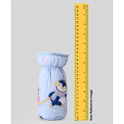 Babyhug Bottle Cover Large Penguin Print - Green| 0-24 Months| Fits Upto 280 ml Bottle| Soft Cotton Sleeve| Elastic Neck & Carry Loop| Machine Washable| for All Standard Bottles