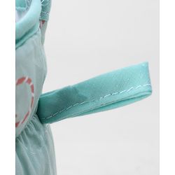 Babyhug Bottle Cover Medium Penguin Print - Green| 0-24 Months| Fits Upto 200 ml Bottle| Soft Cotton Sleeve| Elastic Neck & Carry Loop| Machine Washable| for All Standard Bottles
