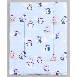Babyhug Diaper Changing Mat Set of 3 with Removable Waterproof Dry Sheet Penguin Print -Green| Soft & Breathable| Absorbent Top Layer| Leakproof| Reusable| Quick Dry| Travel Friendly| Machine Washable