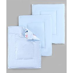 Babyhug Diaper Changing Mat Set of 3 with Removable Waterproof Dry Sheet Penguin Print -Green| Soft & Breathable| Absorbent Top Layer| Leakproof| Reusable| Quick Dry| Travel Friendly| Machine Washable