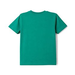 Babyhug Cotton Knit Half Sleeves T-Shirts with Animal & Striped Print Pack of 3 - Blue Turquoise & White
