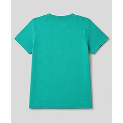 Babyhug Cotton Knit Half Sleeves T-Shirts with Animal & Striped Print Pack of 3 - Blue Turquoise & White