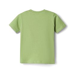 Babyhug Cotton Knit Half Sleeves T-Shirt with Animal Print - Multicolor