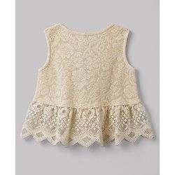 Babyhug Cotton Woven Half Sleeves Top & Pant Set With Jacket - Brown & White