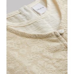 Babyhug Cotton Woven Half Sleeves Top & Pant Set With Jacket - Brown & White