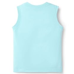 Babyhug Cotton Knit Sleeveless T-Shirt with Graphic Print Multi Color 6-9 Months