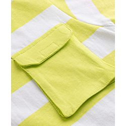 Babyhug 100% Cotton Knit Half Sleeves Striped T-Shirt -Multicolor
