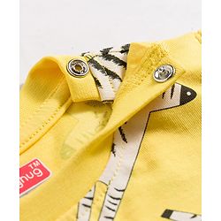 Babyhug 100% Cotton Knit Full Sleeves Co-ord Night Suits With Animal Print Pack of 2 - Multicolor