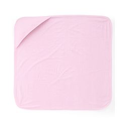 Babyhug Terry Knit Solid Colour Hooded Towel L 77.5 X B 77.5 cm - Pink