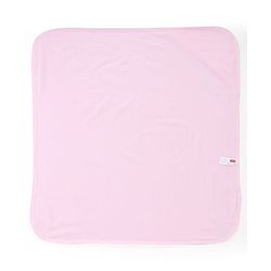 Babyhug Terry Knit Solid Colour Hooded Towel L 77.5 X B 77.5 cm - Pink