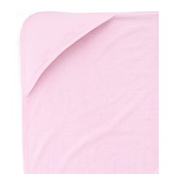 Babyhug Terry Knit Solid Colour Hooded Towel L 77.5 X B 77.5 cm - Pink