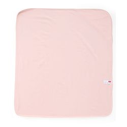 Babyhug Terry Knit Solid Colour Towel with Hooded L 80 X B 76 cm - Light Pink