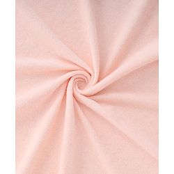 Babyhug Terry Knit Solid Colour Towel with Hooded L 80 X B 76 cm - Light Pink