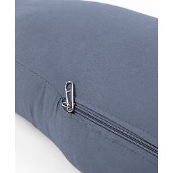 Babyhug 100% Cotton Flexible & Supportive H Shape Maternity Pillow with Extra Support- Grey | Soft yet Firm| Breathable Fabric| Sleep Feeding & Back Support | Ideal for Pregnant Women