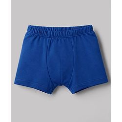 Babyhug 100% Cotton Single Jersey Knit Striped & Boat Printed Trunks Pack of 3 -Navy & White