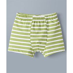 Babyhug 100% Cotton Knit Trunks With Taxi & Star Print Pack of 3 - Multicolor