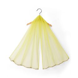Babyhug Net Woven Sleeveless Floral Embroidered Choli Lehenga Set with Dupatta & Sequin Detailing - Limegreen & Fuschia