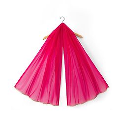 Babyhug Georgette Woven Sleeveless Chinnon Embroidered Choli Lehenga Set with Dupatta & Lace Detailing- Pink