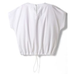 Babyhug Cotton Woven Half Sleeves Text Printed Top & Pant Set - White & Lilac