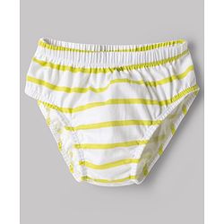Babyhug 100% Cotton Knit Star Printed Briefs Pack of 3 - Multicolor
