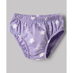 Babyhug 100% Cotton Knit Star Printed Briefs Pack of 3 - Multicolor