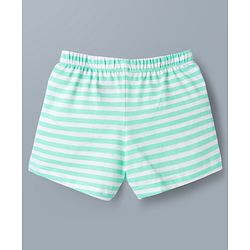 Babyhug 100% Cotton Knit Striped & Cherry Printed Trunks Pack of 3 - Multicolor