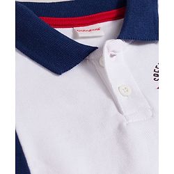 Babyhug 100% Cotton Knit Half Sleeves Cut N Sew Vehicles Printed Polo T-Shirt & Shorts Set - Multicolour