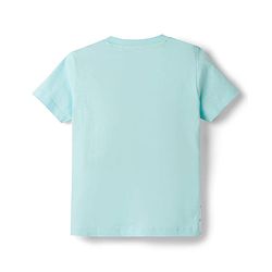 Babyhug Single Jersey Knit Half Sleeves Cut & Sew Striped T-Shirt & Shorts Set - Yellow