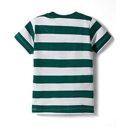 Babyhug Single Jersey Knit Half Sleeves T-Shirt & Shorts Set With Teddy Bear Print - Multicolor