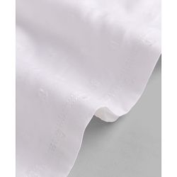 Babyhug 100% Cotton Woven Sleeveless Top with Floral Embroidery - White