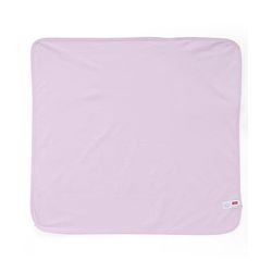 Babyhug Interlock Knit Hooded Wrapper With Panda Embroidery L 76 x B 76 cm - Pink